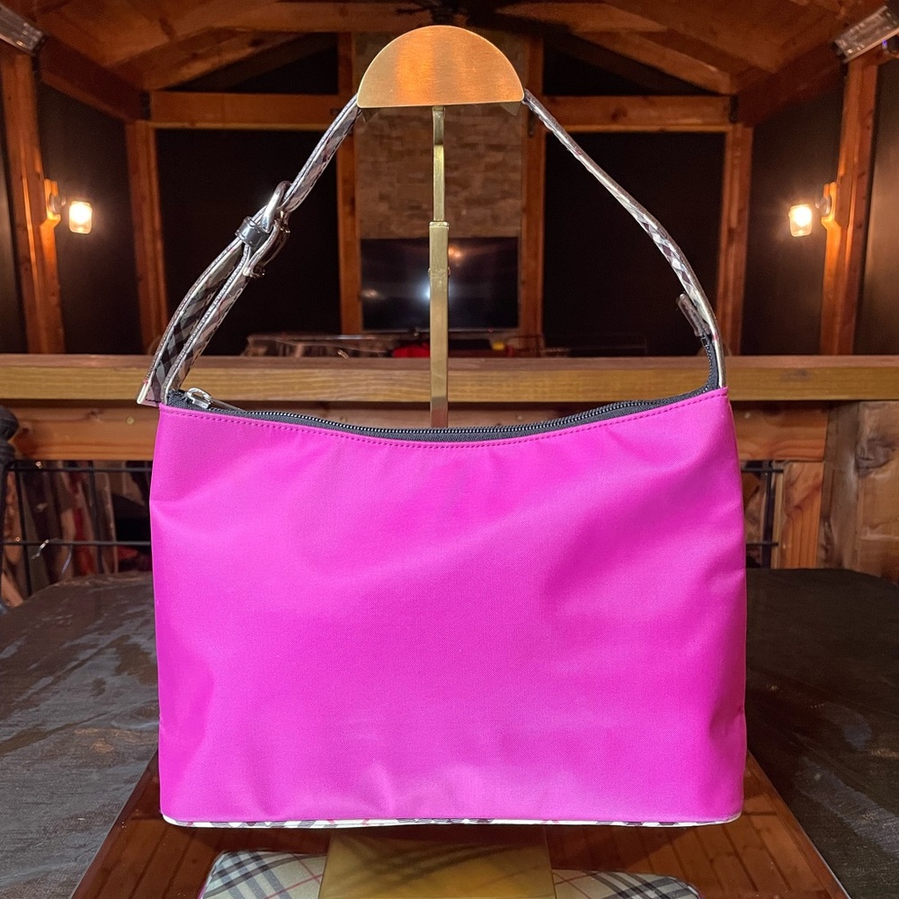 RARE Burberry blue label fucshia shoulder bag